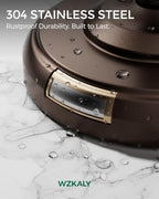 Dark Bronze Toilet Paper Holder Stand Stainless Steel&Weighted Base - Image 4