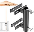 Deck Railing Umbrella Holder for 1-2" Patio Umbrella Poles by Lifeswell
