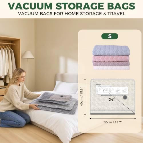 Vacuum Storage Bags with Cordless Digital Pump - 10 Small - Image 2