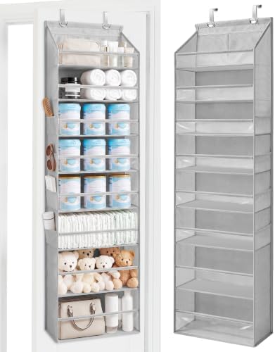 STORAGE MANIAC Over Door Organizer Hanging Shelves Large Clear Deep Pockets by STORAGEMANIAC