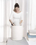 OrganiHaus Tall Cotton Rope Laundry Basket & Hamper, Blanket Storage 52L - Image 4