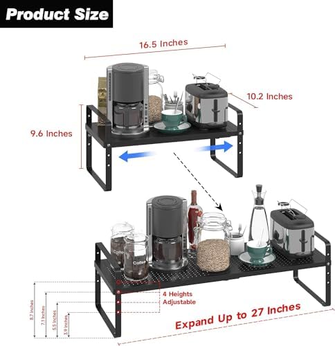 80LBS Loading-Bearing Heavy Duty Kitchen Storage Shelf - Image 2