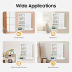 Ironing Board Cabinet, Built-in Swivel Ironing Board Foldable with Storage, Wall Hanging with Mirror for Edrooms, Checkrooms, Small Houses, Sewing Rooms, Bedrooms - Image 7