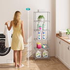SINGAYE 6 Metal Shelves Wire Shelving Storage Shelf Adjustable Unit Pantry - Image 4