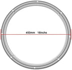 18 Inchs Lazy Susan Hardware Metal Rotating Turntable Bearings Swivel Plate Hardware for Dining-Table and Workbench … - Image 2