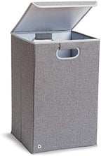 Munchkin Laundry Hamper for Baby and Kids, Collapsible Nursery Organizer with Lid, Grey by Munchkin