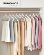 SONGMICS 30-Pack Pants Hangers, Velvet Hanger with Adjustable Clips - Image 2