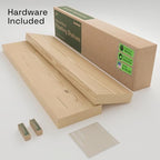 Solid Wood Floating Shelves for Wall 30 Inches Long, Natural Wood Shelf - Image 6