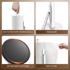 theaoo Heavy-Duty Paper Towel Holder with Tension Arm, Countertop(1, White) - Image 6
