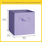 Cupic Cupid 6-Pack 11x11 Cube Storage Bins, Cube Bins, Purple Gradient - Image 2