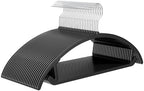 MIZGI Plastic Hangers 50 Pack, Patented Rounded Shoulder Sweater Hangers by MIZGI