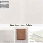 Linen Closet Organizers and Storage, Closet Storage Bins Basket Organizer, Foldable Organization Baskets with Mesh Window for Clothes Towels and Toys, 12.75" x 12.75" x 9", Beige, 4 pack - Image 4