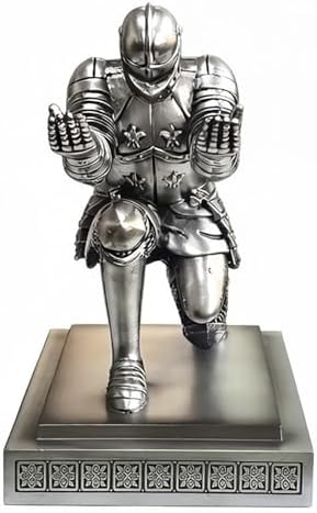 Knight Pen Holder Pen Stand Desk Organizer and Accessories Silver - Image 2