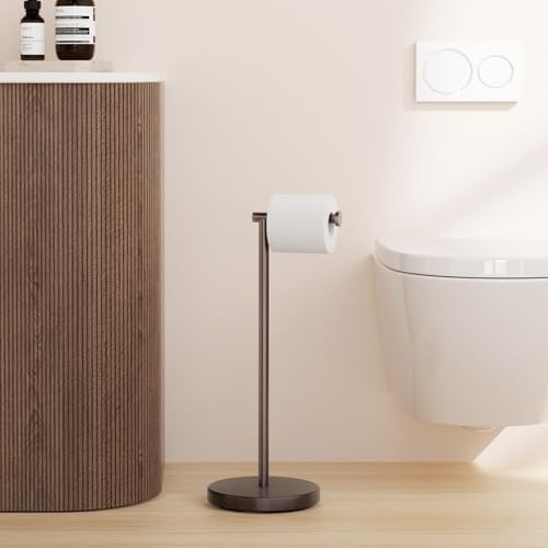 KES Bronze Toilet Paper Holder Stand, Heavy Base, 18/8 Stainless Steel - Image 6