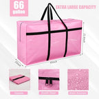 4 Pcs 66 Gallon Extra Large Moving Bags Heavy Duty Storage Bag - Image 2