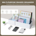 DIMJ Drawer Organizer Clothes 15 Pack - Foldable Baby Organizers and Storage & Dresser Organizer for Bedroom, Closet - Nursery Organization Dresser Dividers for underwear, Sock,Bra, Belt, Tie, White - Image 4
