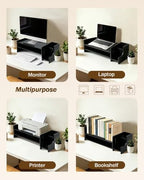 MyPlace Bamboo Monitor Stand Riser with Adjustable Height and Angle - Image 6