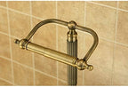 Kingston Brass CC2103 Georgian Pedestal Paper Holder, Antique Brass 21-1/2" - Image 3