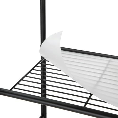 Bathroom Over Toilet Storage Rack, 3-Shelf Wall Mount Steel Organizer, Black Finish, 30 lb Capacity - Image 5