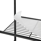 Bathroom Over Toilet Storage Rack, 3-Shelf Wall Mount Steel Organizer, Black Finish, 30 lb Capacity - Image 5