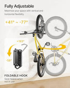 monTEK Swivel Bike Wall Mount for Fat Tire, Up to 4.5" Tire Width, 3 Pack - Image 3