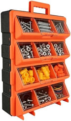 Tool Box Organizer,12-Compartment Portable Small Parts Organizer by ULIBERMAGNET
