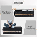 Car Trunk Organizer with Lid,Collapsible Car Storage Organizer with Multi Compartments and Securing Straps for SUV,Sedan,Jeep-Black - Image 4