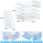 gianotter 5-Tier Desk Organizer with Drawers and File Holders - Image 5