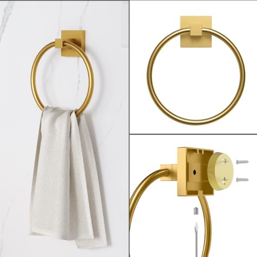 RUACQ Bathroom Accessories, 4-Piece Towel Racks for Bathroom Hardware Set - Image 5