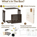 WiFi Router Storage Cabinet Router Box Hider WiFi Box Hider Shelf Cover - Image 4