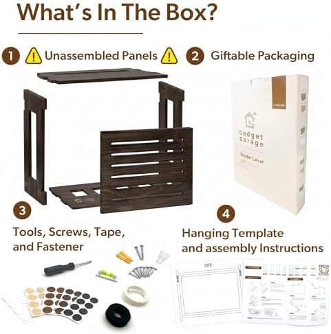 WiFi Router Storage Cabinet Router Box Hider WiFi Box Hider Shelf Cover - Image 4