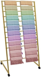 Scarf Organizer, Scarf Display Stand, 10 Tier Metal Scarf Holder Organizer, Floor-standing Scarf Rack for Commercial or Home, Hijab Stand RackTies Belt Pants Hanging Rack by MARTEXBUY