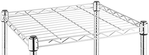 Whitmor 2-Wire Shelving Unit, Metal Storage Shelves, Stacking Shelf with Basket, Easy Assembly Home Organizer for Pantry, Kitchen, Garage, Plant - Image 6