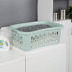 Sterilite HipHold Laundry Basket, Plastic Rectangle Clothes Hamper, 12 Pack - Image 5