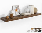 RICHFOCUS Long Floating Shelves for Wall 1Pack|Rustic Brown|55" Lx8 D by RICHFOCUS