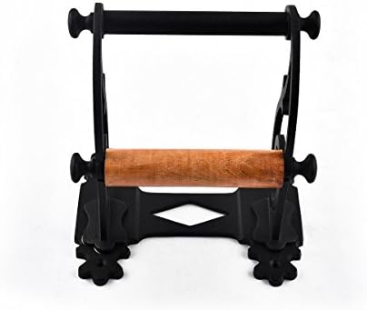 Renovators Supply Manufacturing Toilet Paper Holder Stand Wall Mount 6.5 in.Black Aluminum Toilet Paper Roll Holder with Mounting Hardware - Image 4