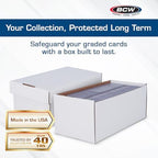 BCW 3ct Graded Shoe Box - Card Storage Holds 300 Toploaders & 100 Graded Cards - Image 2