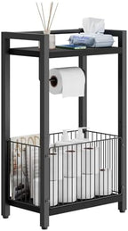 IBUYKE Toilet Paper Holder Stand Bathroom Tissue Roll Dispenser UTLJ020B by IBUYKE