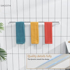 KOKOSIRI Towel Bar Brushed Nickel Bath Towel Hanger Holder 32-Inch Kitchen Rack Stainless Steel for Bathroom Hardware Wall Mount, 1 Pack B4008BR-L32 - Image 4
