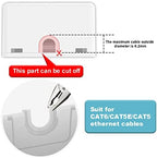 VCELINK RJ45 Surface Mount Box 1-Port, for Cat6 Keystone Jacks, 25-Pack - Image 3