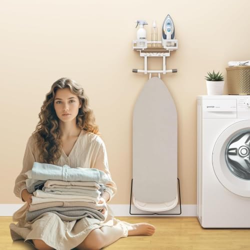 Ironing Board Hanger Wall Mount, T&Y Shaped Iron Holder for Laundry Room - Image 6