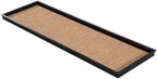 Anji Mountain Heavy Duty Waterproof Rubber Shoe Storage Mat Organizer/Boot Storage Multi Use for Entryway with Coir, Tan and Blue Insert, Fits 4 Pair (46.5" Wide) by AnjiMountain