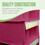 Kids Clothes Organizer, Weekly Clothes Organizer for Kids, Pink, 6 Shelf - Image 6