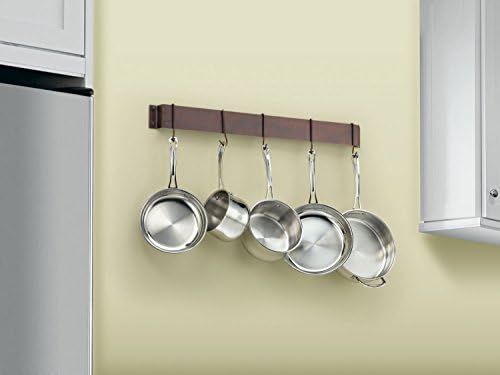 Cuisinart Chef's Classic 33-Inch Bar-Style Wall-Mount Pot Rack, Oil-Rubbed Bronze - Image 2