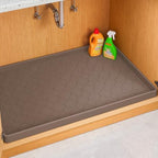 Jin&Bao Under Sink Mat 34" x 22" Waterproof Silicone Cabinet Kitchen Liner by Jin%26Bao