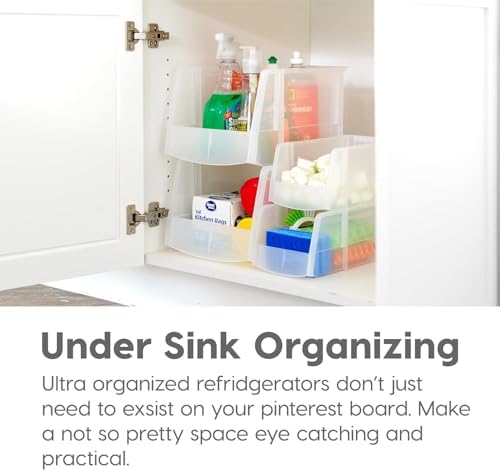 IRIS USA 8-Pack, Medium Clear Stackable Storage Bins - Image 5