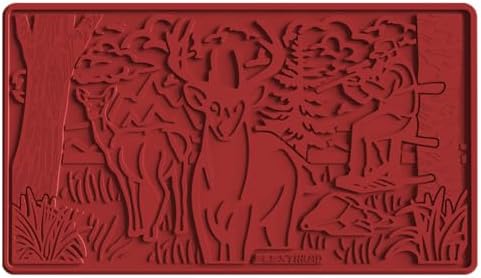 Bootmat - Whitetail Scene Floor and Welcome Mat - Red by Unknown