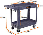 WEN Service Utility Cart, 500-Pound Capacity, 40 x 17-Inch - Image 2