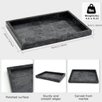 Marble Bathroom Tray,Pure Natural Vanity Tray,﻿ - Image 3