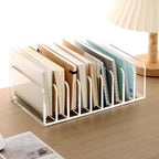 SANRUI Mail Organizer, Clear Acrylic Desk Organizer, 9-Compartment - Image 5